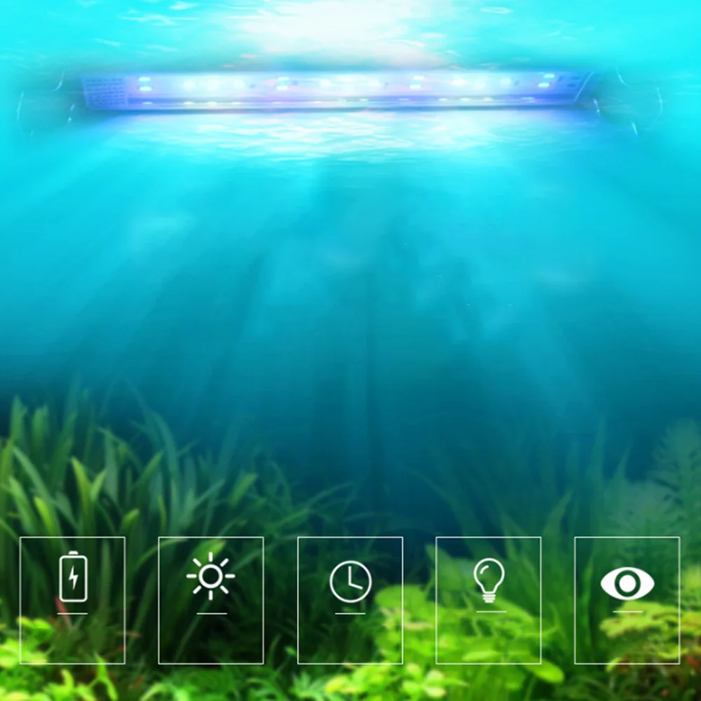 Светодиодный светильник для аквариума с возможностью изменения цвета