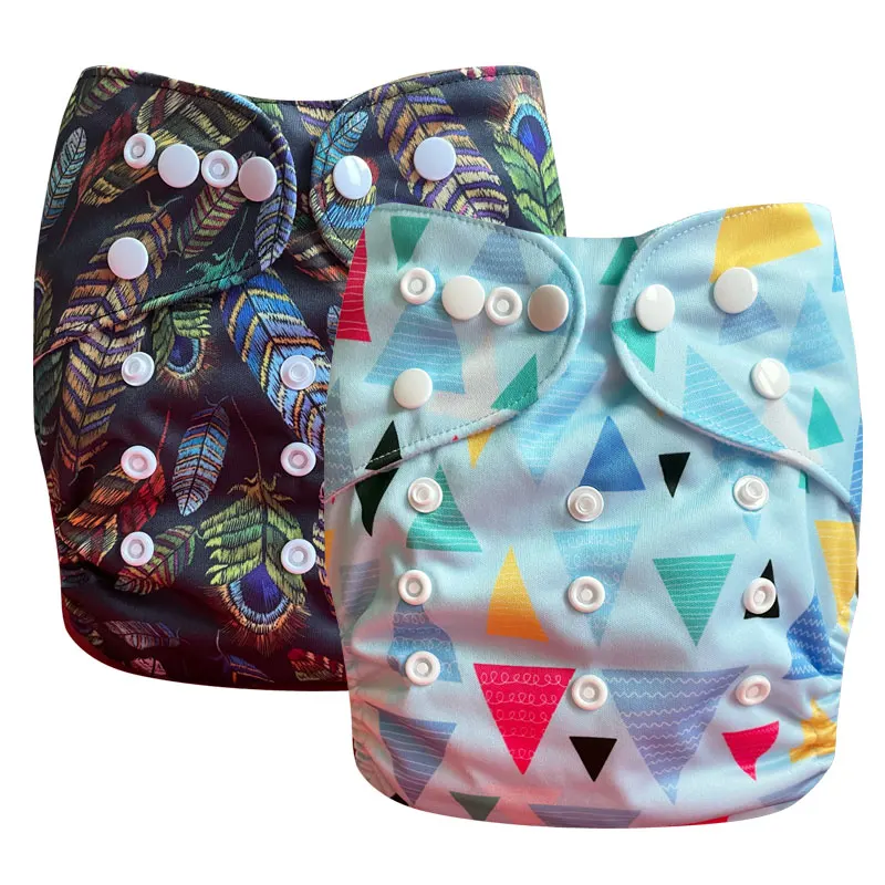 В PORORO абсолютно все в одном размере многоразовые карманные подгузники с кнопки