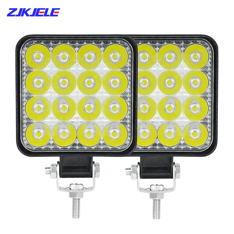 Светодиодный точечный светильник квадратная яркая противотуманная лампа для