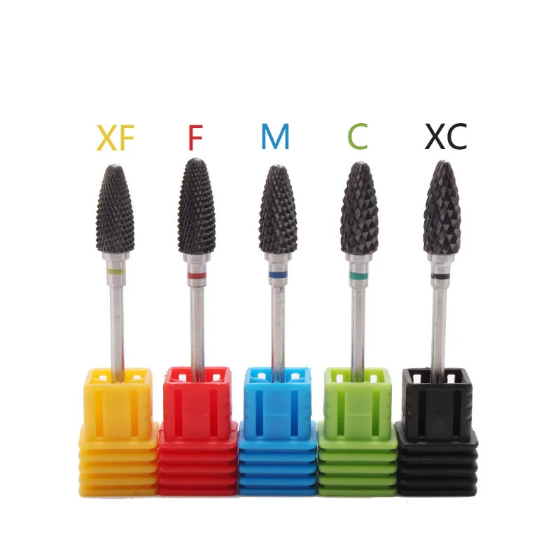 1 шт. черные фрезы для ногтей маникюра набор керамических фрез профессиональные