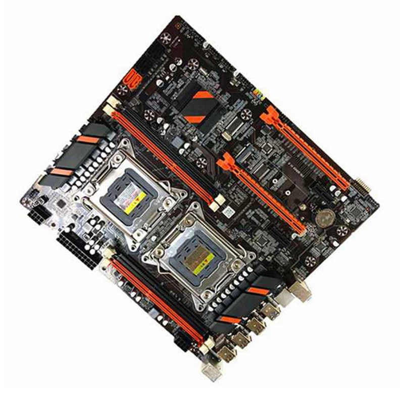 Материнская плата X79 LGA 2011-3 с поддержкой двух CPU 4XDDR3 128G память для Xeon E5 + 2X 2650 V2