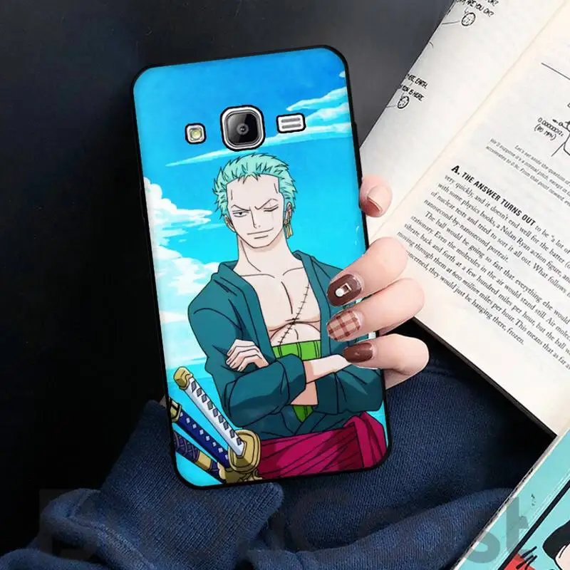 

Riccu One Piece Roronoa Zoro Phone Case Cover for Samsung J6 J7 J2 J5 prime J4 J7 J8 2016 2017 2018 DUO core neo M20