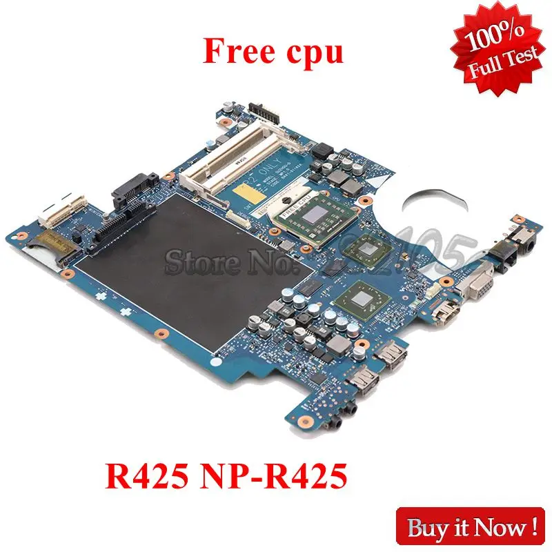 NOKOTION материнская плата для ноутбука samsung R425 NP-425 материнская плата BA41-01181A BA92-06034A BA92-06034B HD4500 512MB DDR2 тестирование