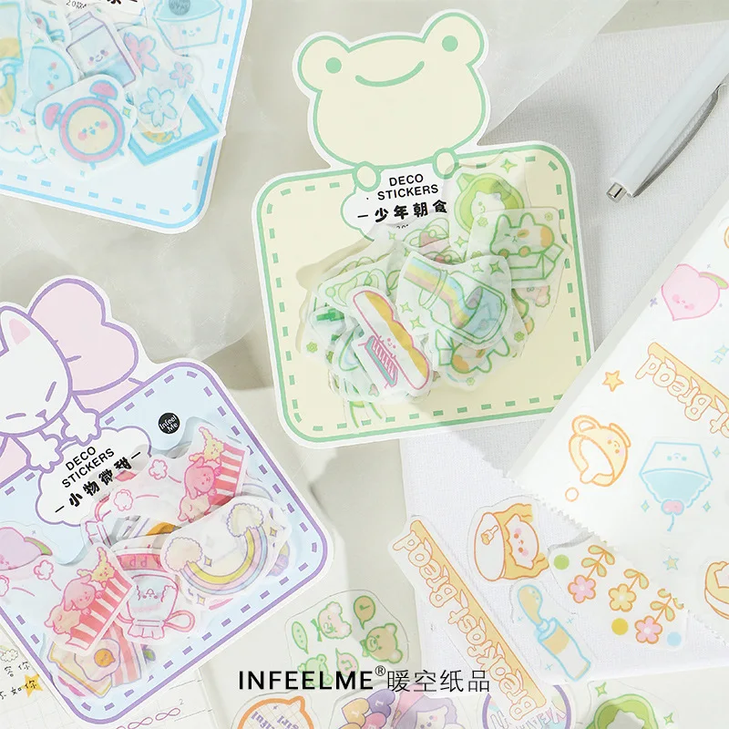 40 шт./лот мультфильм энергия девушка серия декоративные наклейки дневник Сделай