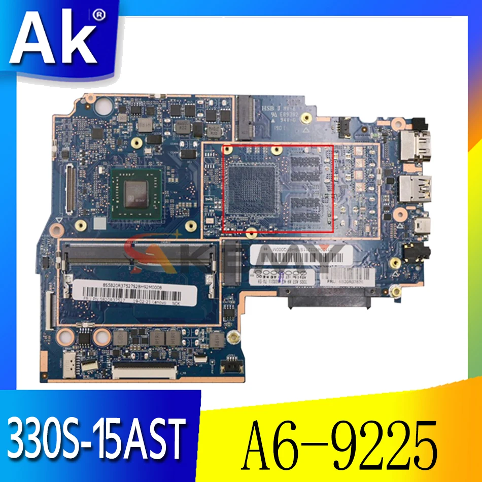

Akemy For Lenovo 330S-15AST Notebook Motherboard CPU A6-9225 Carrying 4GB RAM Tested 100% Work