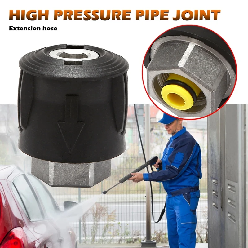 

Wash Hose Connector Quick Connect Coupler Adapter M22 x 14mm for Karcher K Series High Pressure Washer