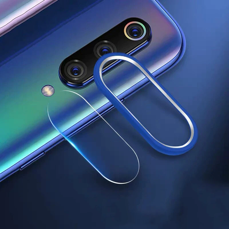 Blue Ring And Glass Для Xiaomi mi 9 mi 9 SE Защитная пленка для объектива камеры из закаленного стекла Защитная пленка для объектива камеры чехол с металлическим кольцом - Цвет: Blue Ring And Glass