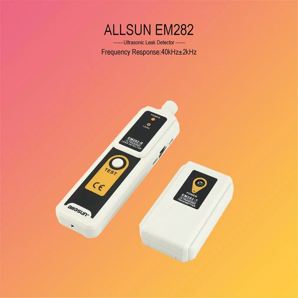 Ультразвуковой детектор утечки Allsun EM282 передатчик 40 кГц светодиодный индикатор