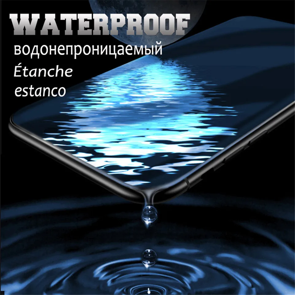 Новый черный 9D изогнутое полное покрытие закаленное стекло для iPhone X XS Max Защита