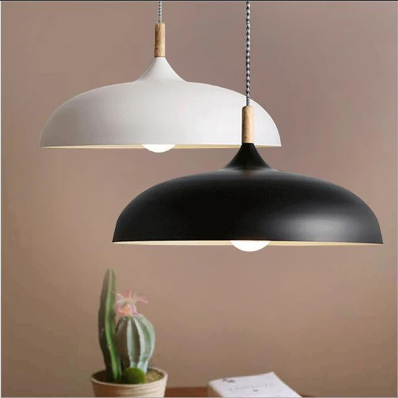 

Modern Pendant Lights Nordic Style Simple And Elegant Single Head Wire Hanging Lamps For Bar Cafe Study Dining/Living Room