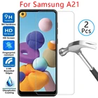 Закаленное стекло для защиты экрана samsung a21, чехол для galaxy a 21 21a, защитный чехол для телефона samsunga21 galaxya21 9h