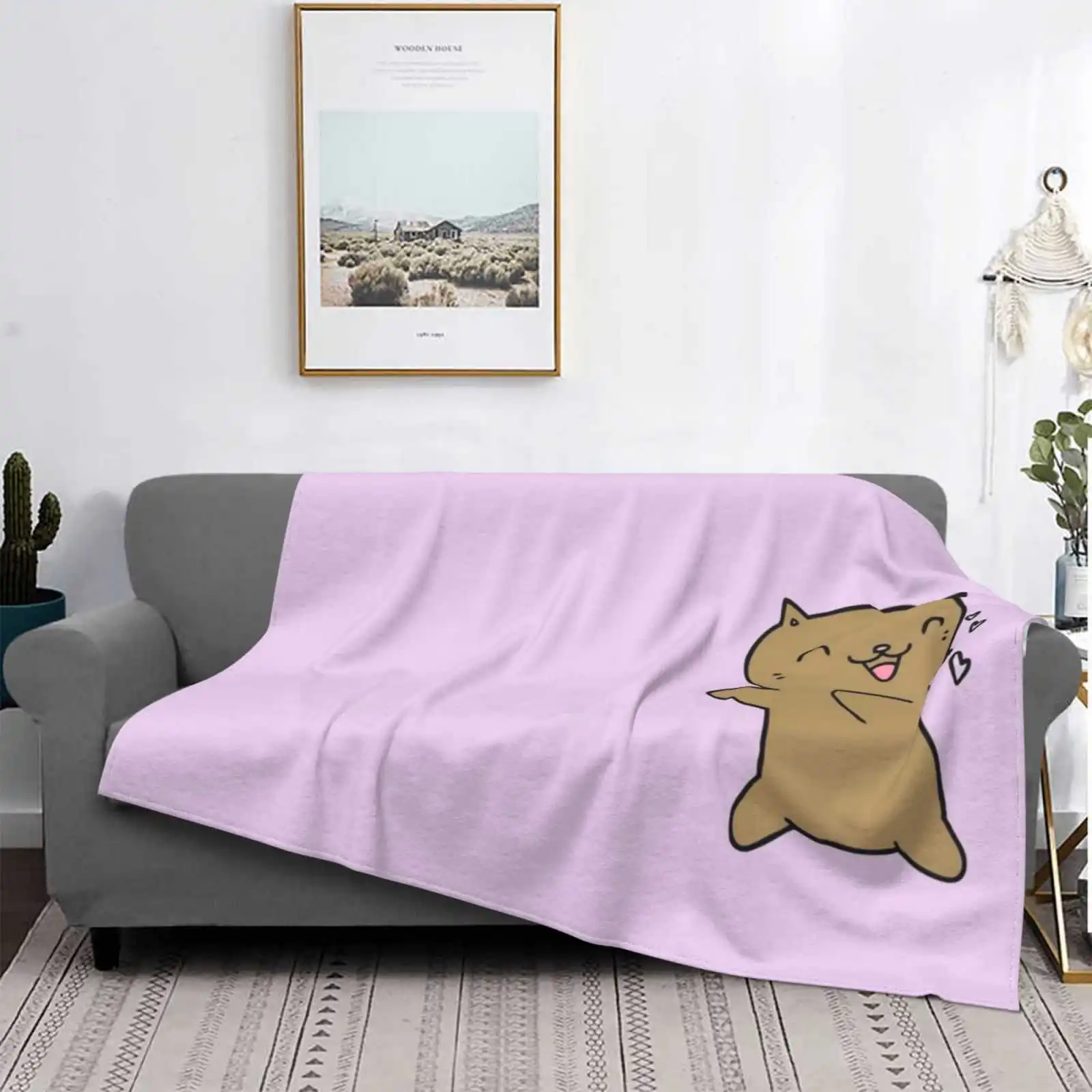 

Manta suave y carlida a todo Color para gato, manta mullida de gato gordito, a la moda