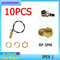 extension cord ufl to rp sma connector 10pcs antenna wifi pigtail cable ipx to rp sma female to ipx 20cm