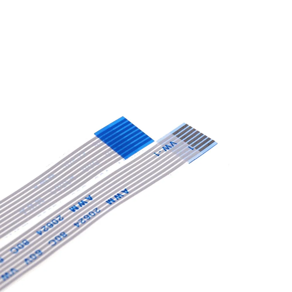 10 шт. Гибкий плоский кабель FFC 8 PIN 1 0 мм Шаг обратных концов длина 60 70 100 120 150 200 250 300