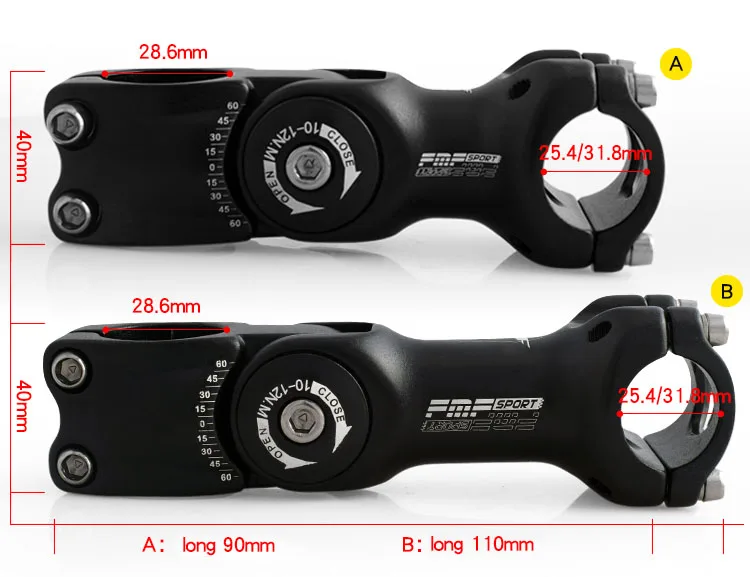 Регулируемая запчасть для велосипедного руля 25 4 мм/31 8 мм Дорожный горный