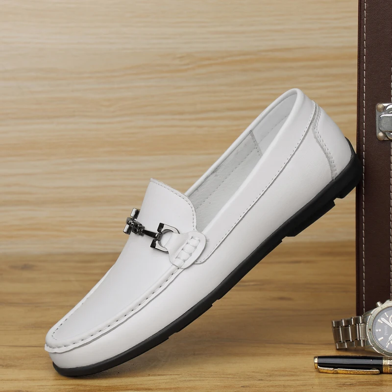 

Men Casual Shoes Sneakers Fashion Light Breathable White Zapatillas Zapatos Cuero Hombre Men's Oxford Leather Shoe Male Real