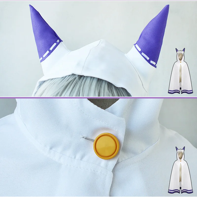 Плащ Re:Zero kara Hajimeru Isekai Seikatsu Emilia с кошачьими ушками милая Повседневная накидка