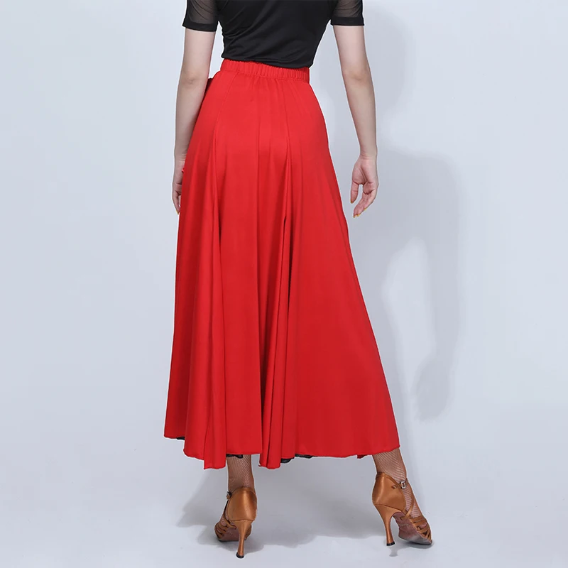 Latin Dance Skirt Professional Red Practice Clothes Adult Female New Bullfighting Flamengo Costumes VDB971 | Тематическая одежда и