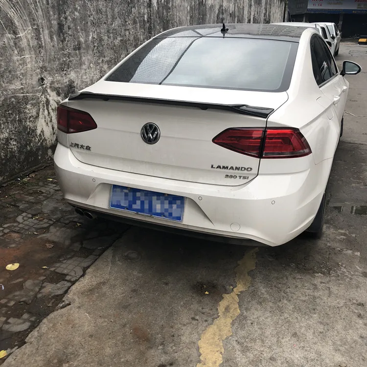 Для 2015 2016 2017 2018 Volkswagen Lamando спойлер Plus Большой ABS Материал автомобильное заднее