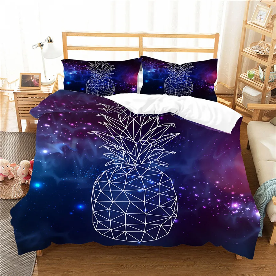 Комплект постельного белья с 3D принтом пододеяльник постельное белье домашний