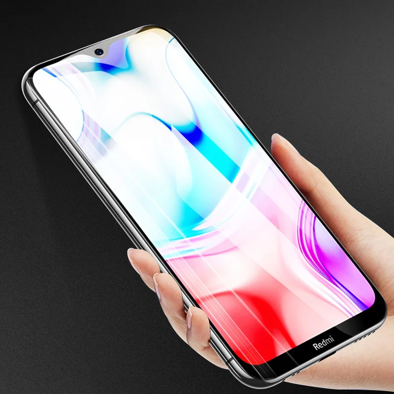 

9H Full Cover Tempered Glass For Xiaomi Redmi 9 9A 9C 8 8A 7 7A Screen Protector Glass Redmi K20 K30 K40 Pro Protective Film