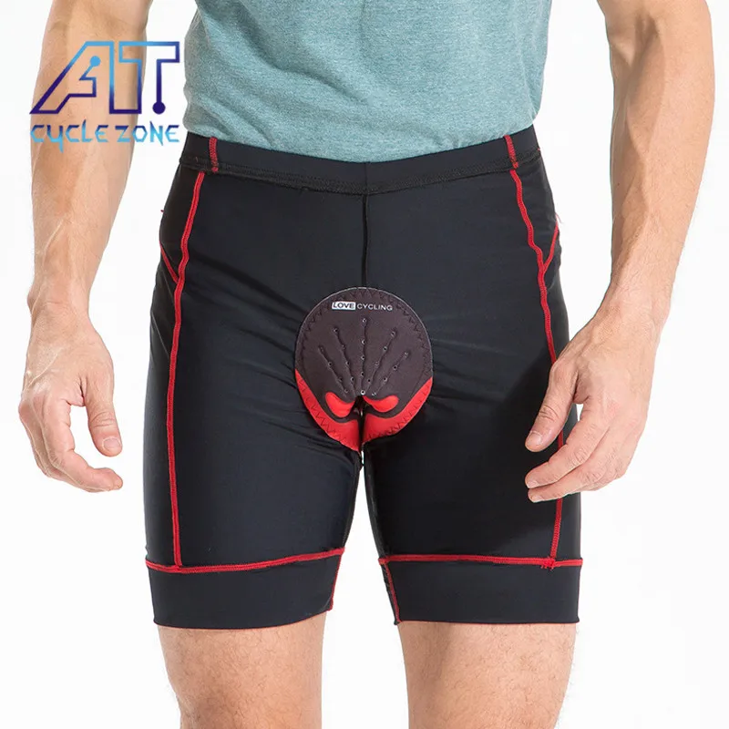 

CYCLE ZONE Men Cycling Shorts Coolmax 5D Gel Padded Mountain Bike Pants Superelastic Shockproof MTB Road Bicycle Shorts