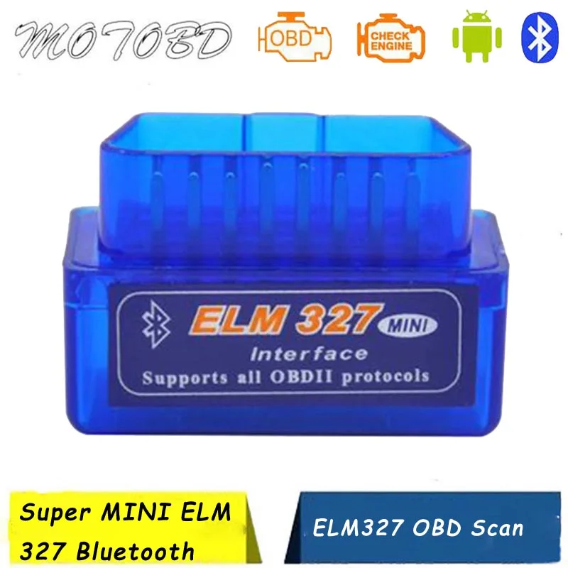 Аппаратное обеспечение V1.5 чип ELM327 Bluetooth автомобильный считыватель кодов Super MINI ELM
