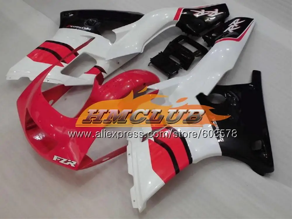 No. 15 Корпус для YAMAHA FZR250R FZRR FZR 250 250R 1986 1987 1988 1989 124CL. 21 красный, белый FZR250RR FZR-250 FZR250 86 87 88 89 обтекатель - Цвет: No. 15