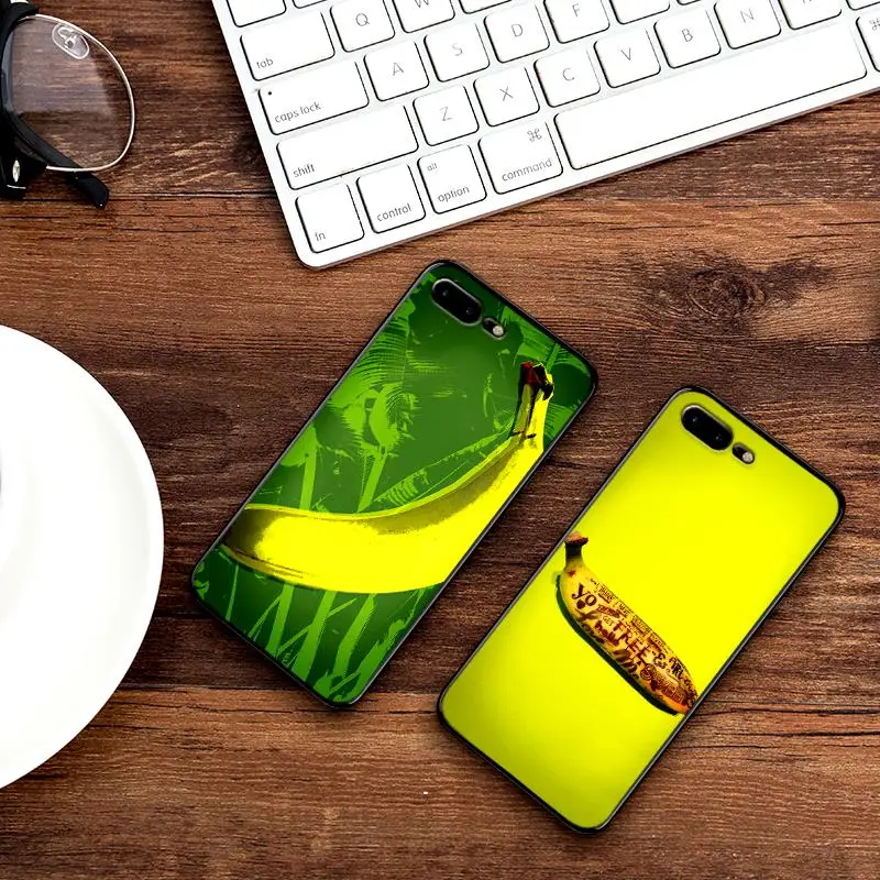 The Banana Graffiti For iPhone 6 6S 7 8 Plus X XS XR Max 5 5S TPU Soft Protector Phone Back Cover Case Shell | Мобильные телефоны и