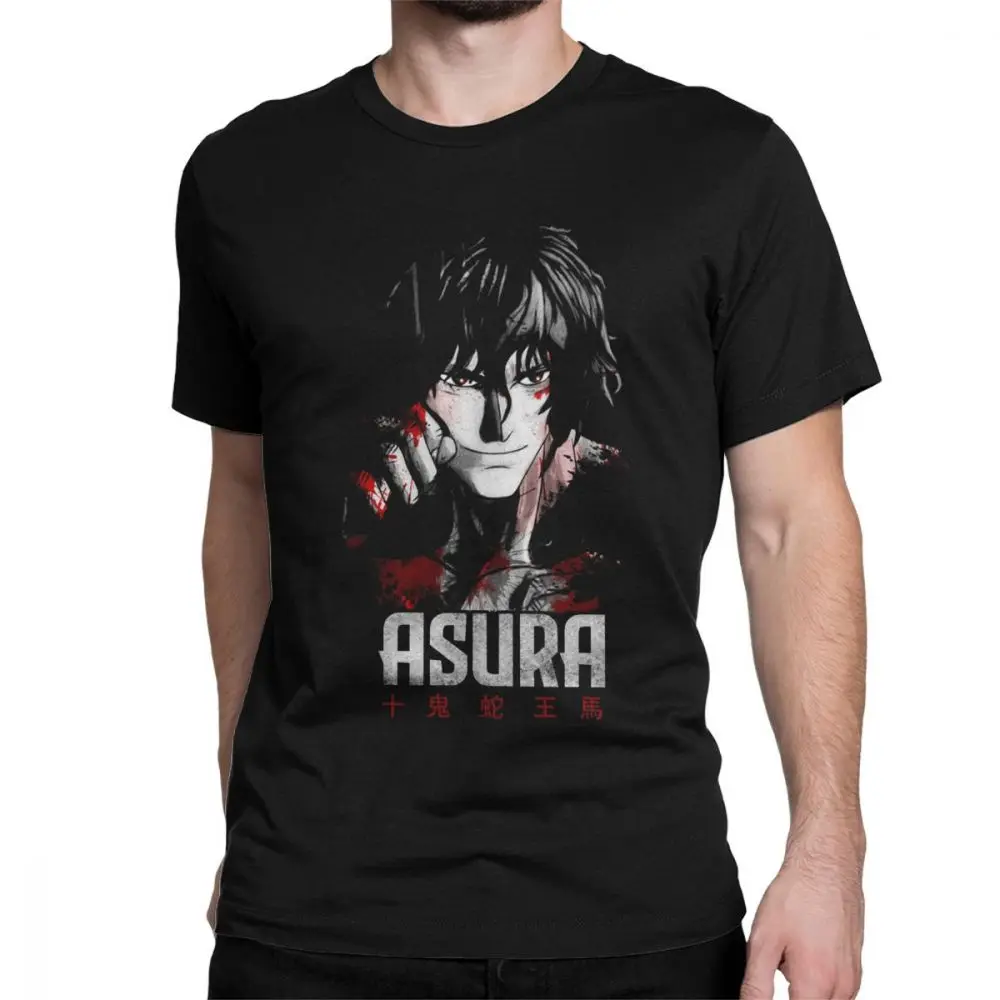 Мужские Asura Ohma токита Kengan Ашура футболки бокс истребитель 100% хлопковые топы
