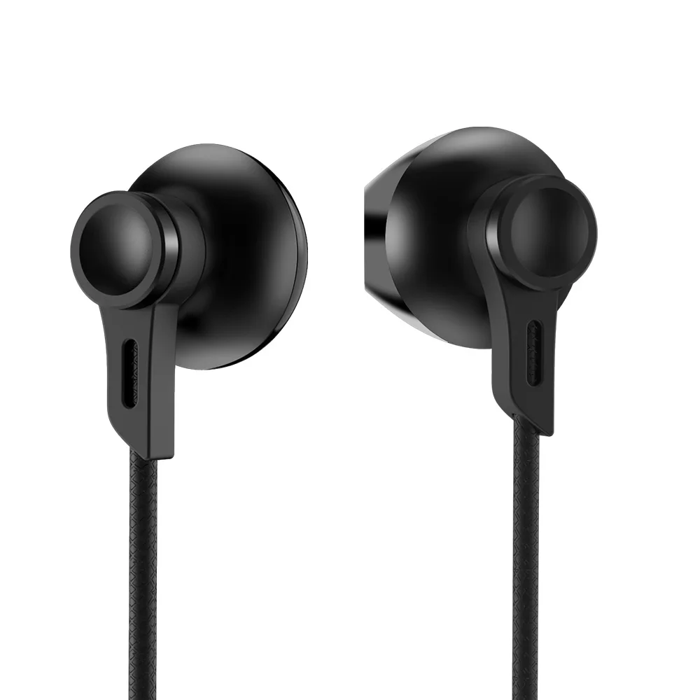 Универсальные стереонаушники вкладыши двойной проводной микрофон 3 5 мм