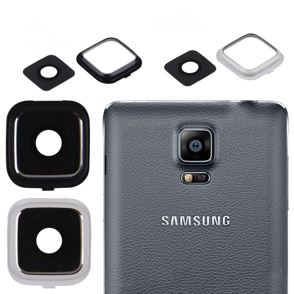Новый держатель рамки камеры + Защитная стеклянная крышка объектива для Samsung Galaxy