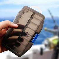 discounts hot portable detachable multi grid pp plastic fishing tackle fake bait storage box