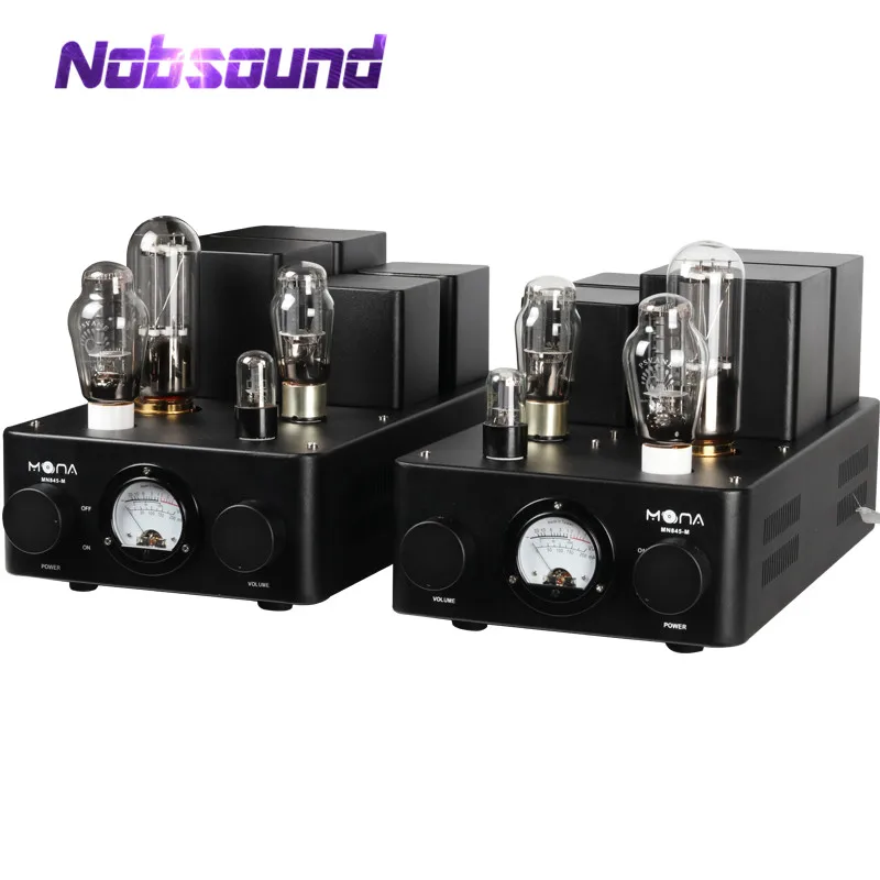 

Nobsound Hi-end HiFi Stereo 300B Push 845 ламповый усилитель класса A, Разъемный SRPP, односторонний усилитель мощности 60 Вт