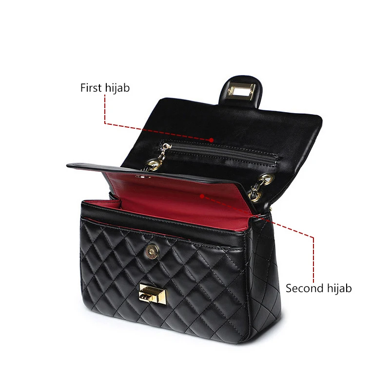 

2021 Fashion Lozenge Woman Bags Chain Sling Shoulder Bag Handbags For Women