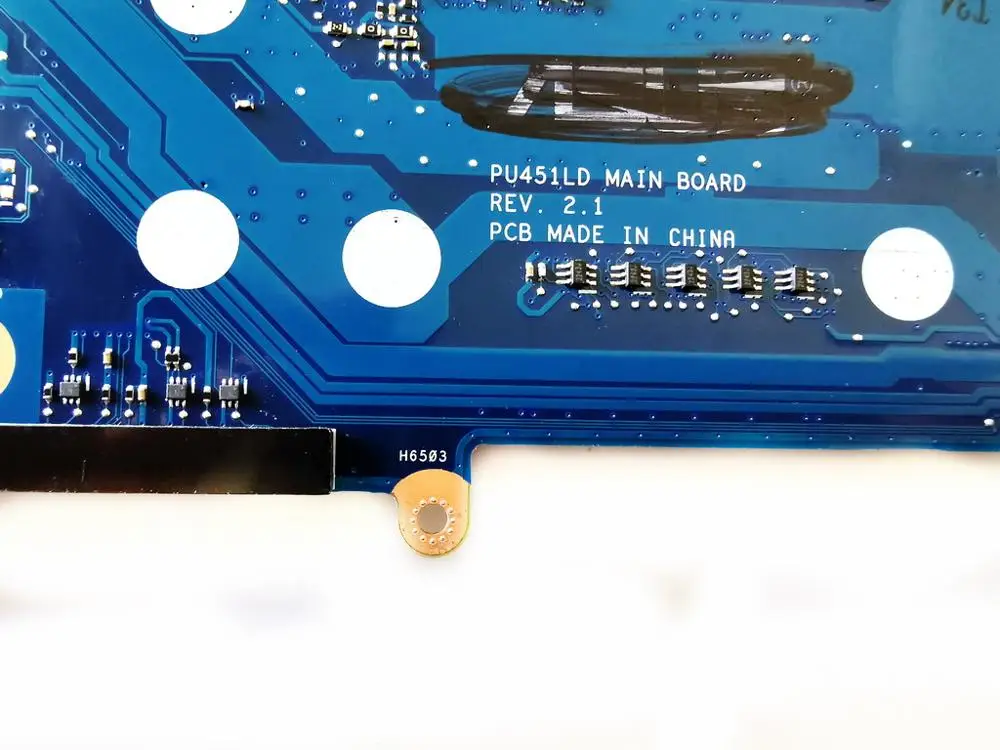 Оригинальная материнская плата для ноутбука ASUS PU451LD модель I3 4030U REV 2 1