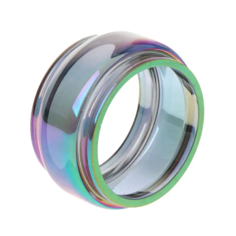 Радужный цвет прозрачная стеклянная пробирка стеклянный бак для профиля Unity RTA 6 5