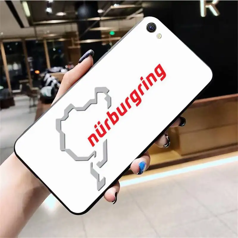 

HUAGETOP F1 track Nrburgring Soft Phone Case Cover For Vivo Y91c Y17 Y51 Y67 Y55 Y93 Y81S Y19 V17 vivos5