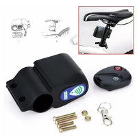 bike wireless alarm lock bicycle security system anti theft with remote control waterproof bike security alarm accessories