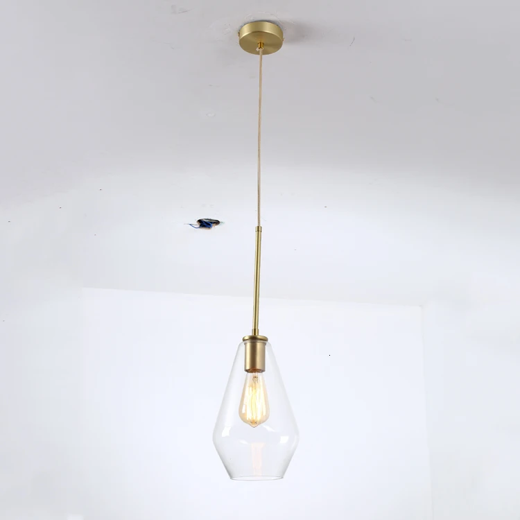 27 современный подвесной светильник из выдувного стекла для ресторана с