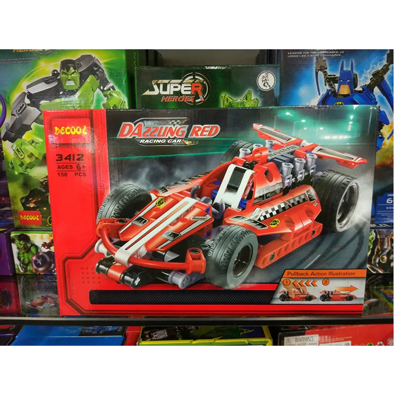 

Новый высокотехнологичный Забавный конструктор с подключаемым штекером, устойчивый к падению автомобиль, строительные блоки, игрушка для ...