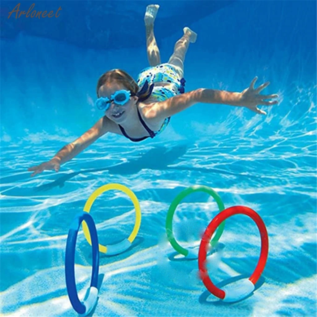 

Underwater Swimming Diving Pool Toy Rings Diving Sticks and with Gift Set Bundle Water Toy Baby Kid Game Gift High Quality New