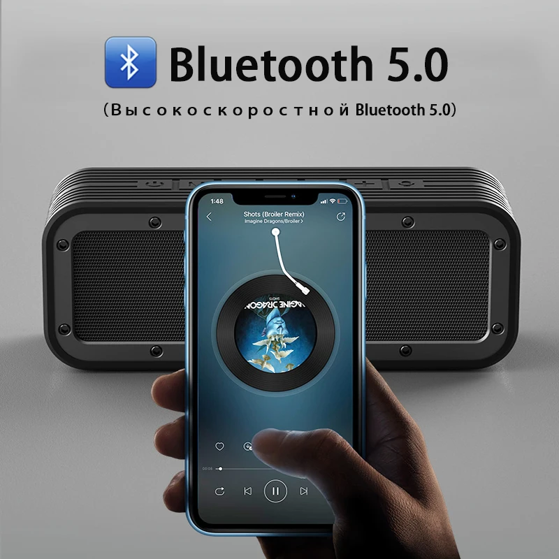 Bluetooth Динамик Водонепроницаемый наушники-вкладыши TWS с Caixa De сом НЧ-динамик 6600 мА/ч