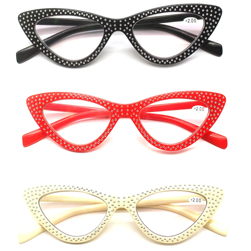 Очки для чтения кошачий глаз женские очки с защитой от усталости компьютерные