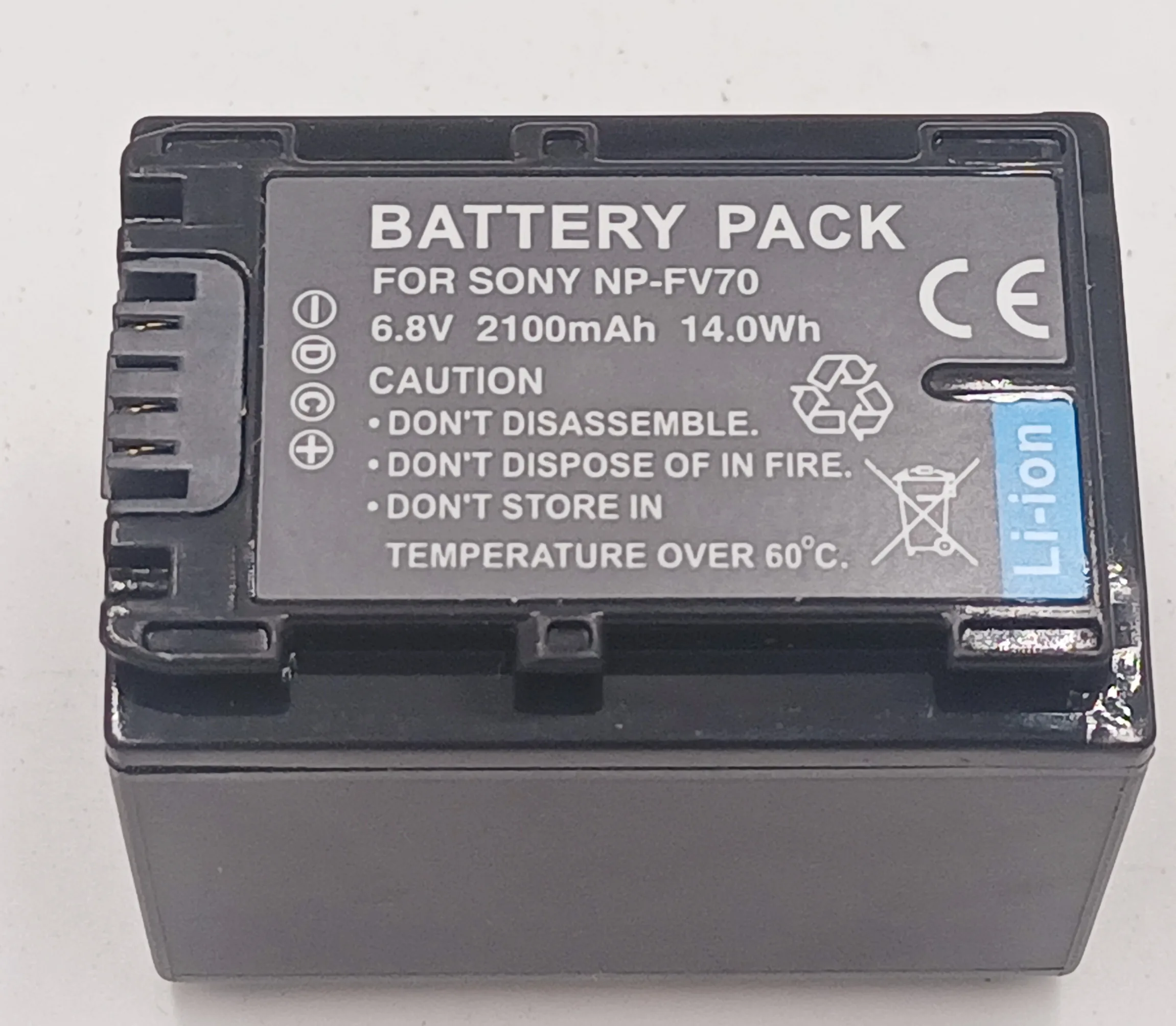 LPD 6,8 v 2100mah 100% новый бренд, запасная батарея для камеры Sony