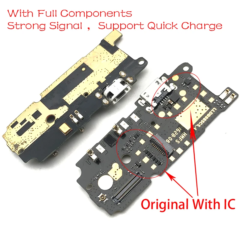 Dock Connector Charging Port Flex Cable USB For Xiaomi Redmi Note 4 MTK Helio X20 Replacement | Мобильные телефоны и