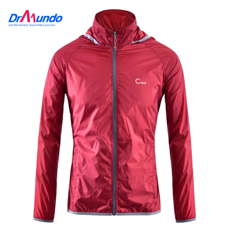 

Outdoor Running Rain Jacket camping Man Windbreaker Quick Dry Fishing Anti-UV Clothing Climbing Ultra-thin Skin Coat Sunscreen
