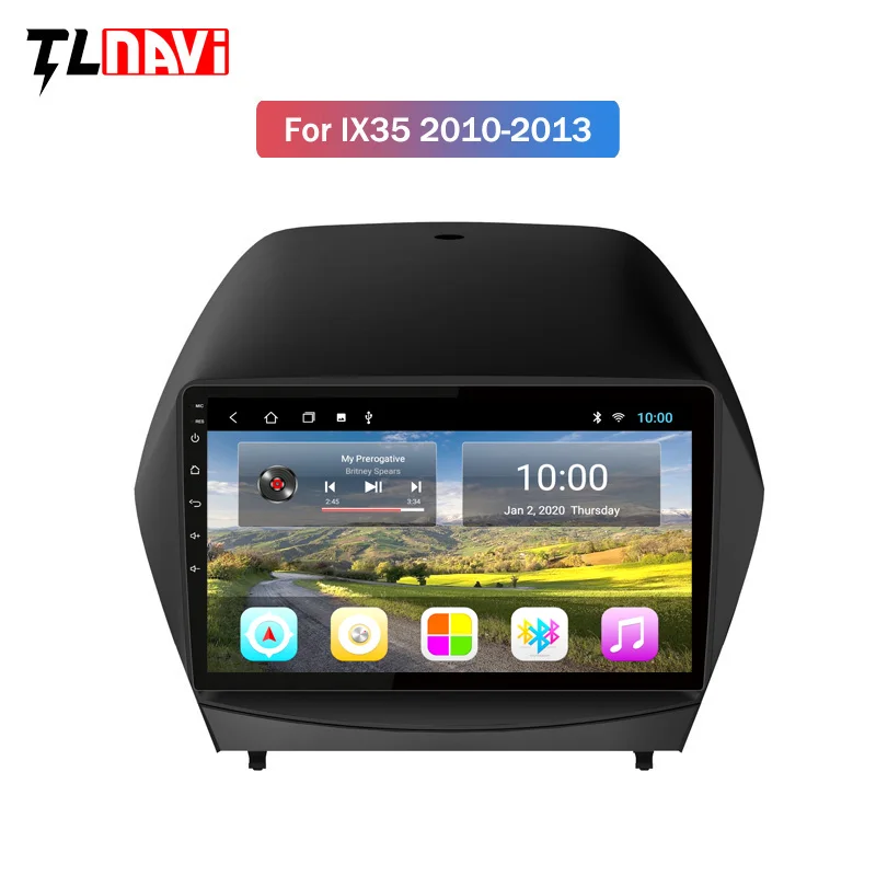 2G ОЗУ 9 дюймов android 10 автомобильный радиоприемник DVD плеер для Hyundai Tucson IX35 2010 2013 GPS