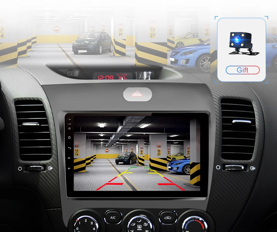 Junsun V1 2G+ 32G Android 9,0 DSP для Kia Cerato K3 2013 автомобильный Радио Мультимедиа Видео плеер навигация gps RDS 2 din dvd