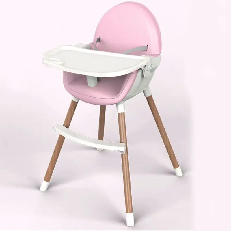 Basic section Pink Детский стул многофункциональный складной портативный двухслойный От 0 до 6 лет детский стульчик для кормления - Цвет: Basic section Pink